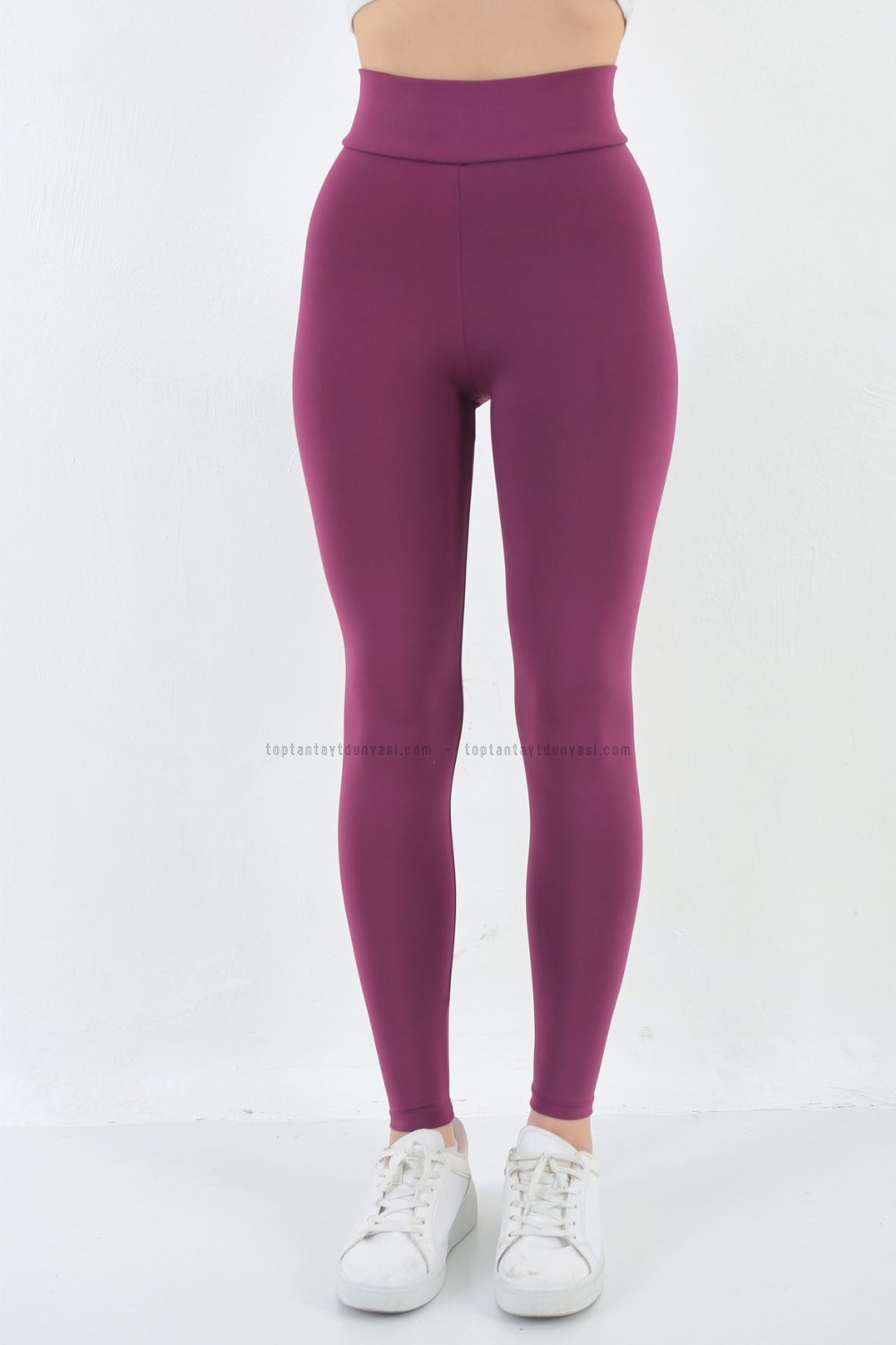 Toptan Sıkılaştırıcı Tayt Mürdüm