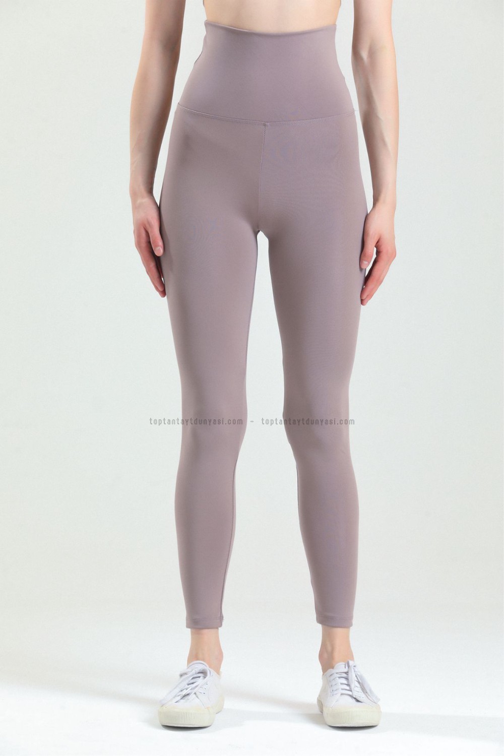 Toptan Korse Kemerli Tayt Vizon