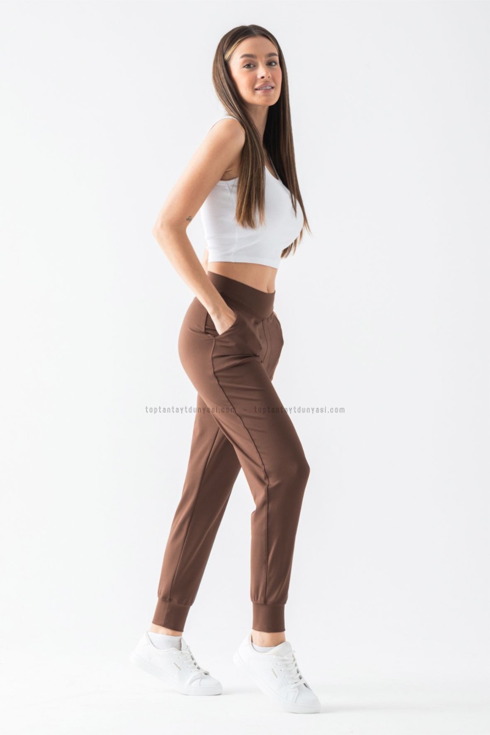 Jogger Eşofman Altı Kahve