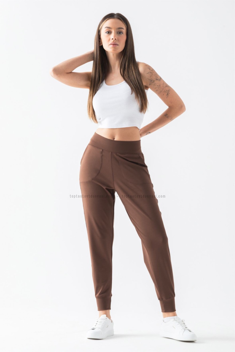 Jogger Eşofman Altı Kahve