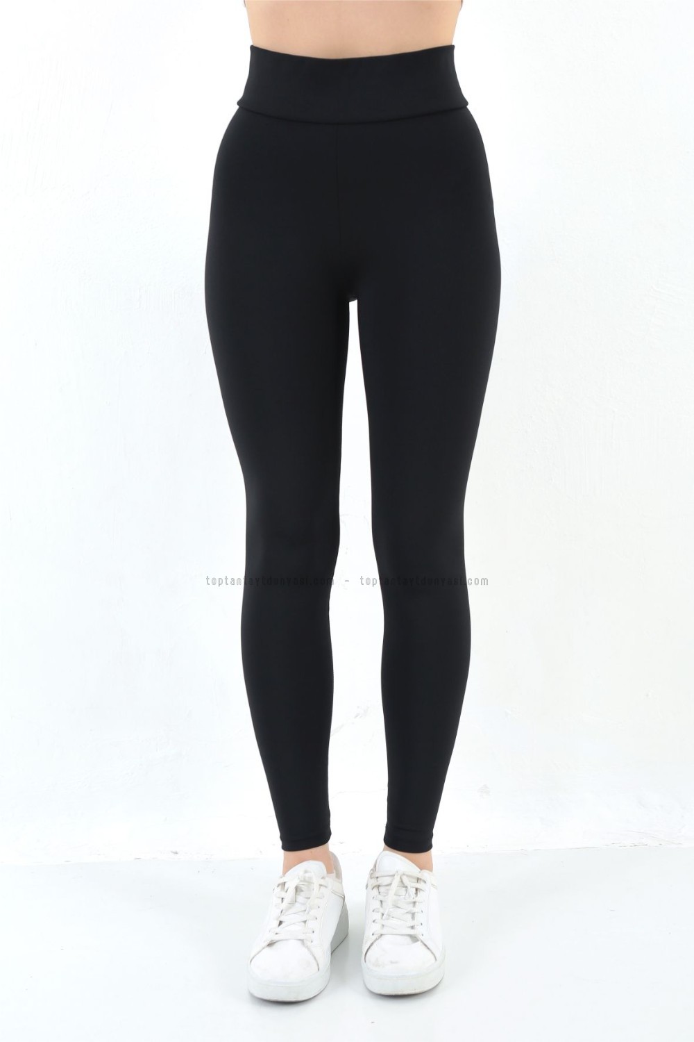 Toptan Sıkılaştırıcı Tayt Siyah